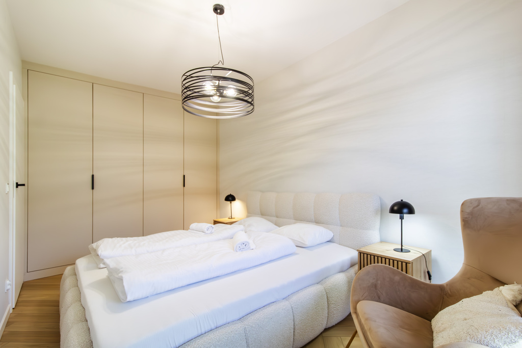 Apartament z tarasem i garażem obok wieży SKYWALK