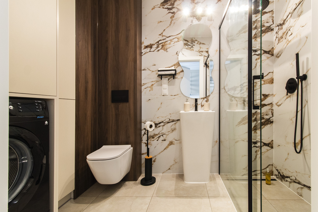 Apartament z tarasem i garażem obok wieży SKYWALK