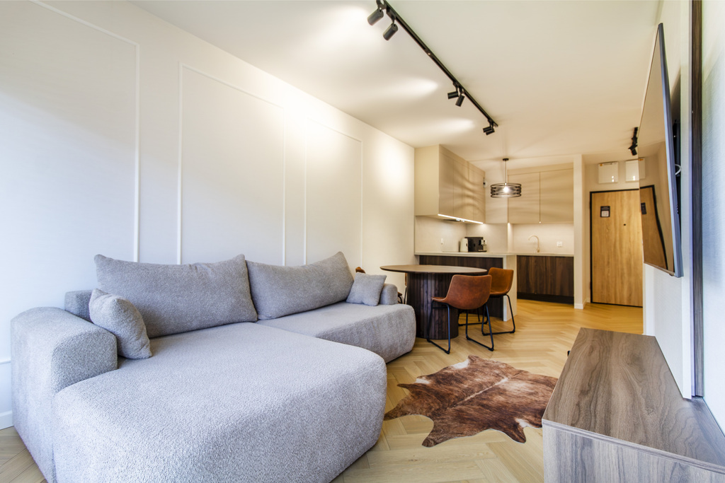 Apartament z tarasem i garażem obok wieży SKYWALK