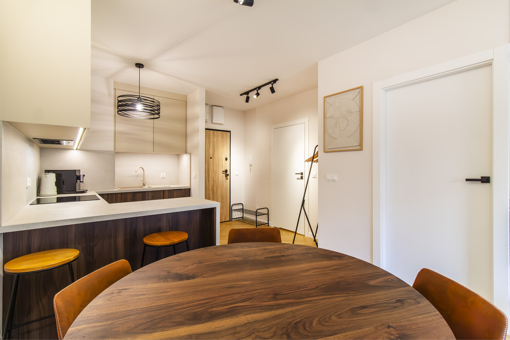 Apartament z tarasem i garażem obok wieży SKYWALK