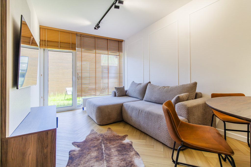 Apartament z tarasem i garażem obok wieży SKYWALK