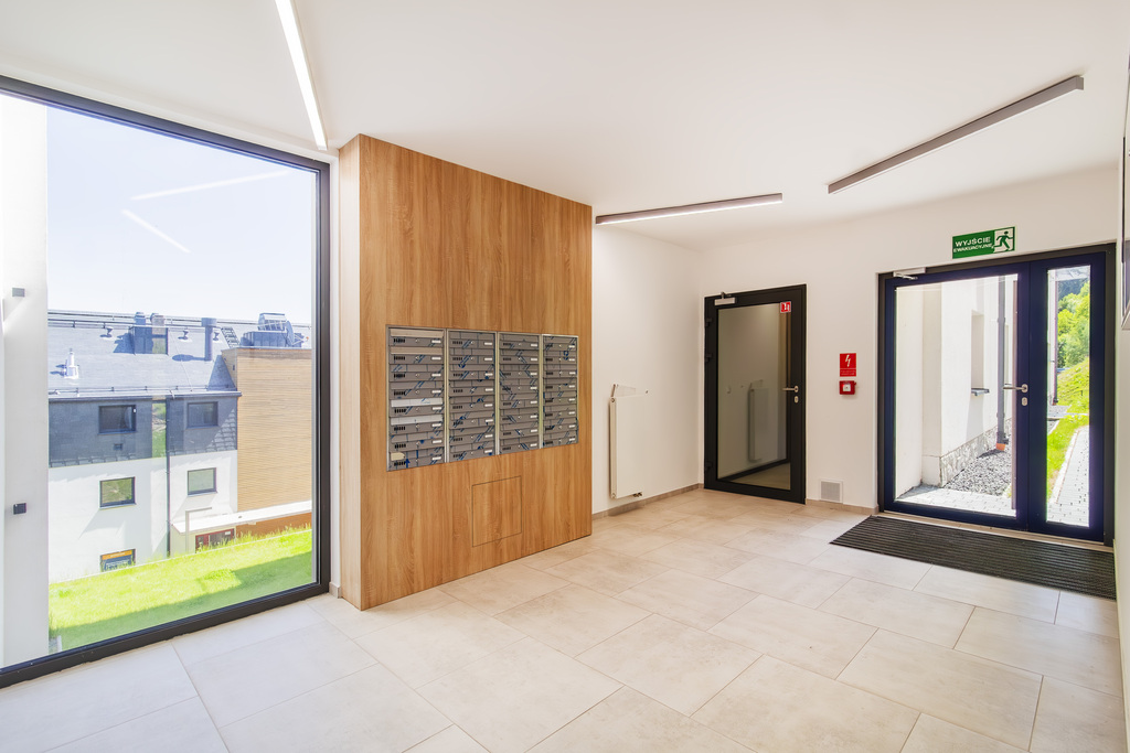 Apartament z tarasem i garażem obok wieży SKYWALK