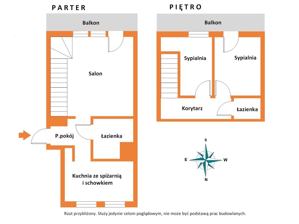 Mieszkanie Łęczyca - 2 poziomowe 71m²