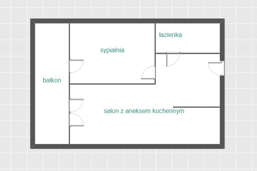 w świetnej lokalizacji, z dużym balkonem