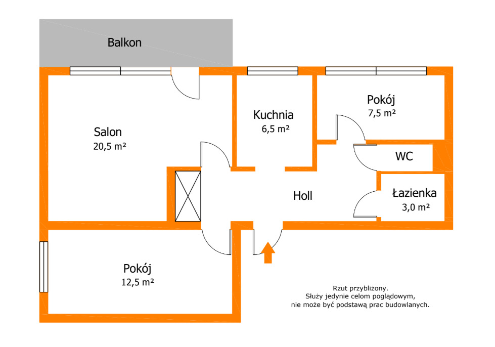 Wcale nie taka lipa! 3 pok. z pięknym widokiem!