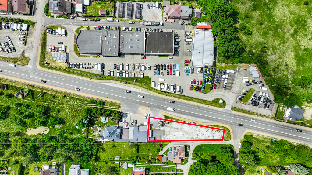Działka przy gł. drodze RYBNIK +przychód 1600zł/ms