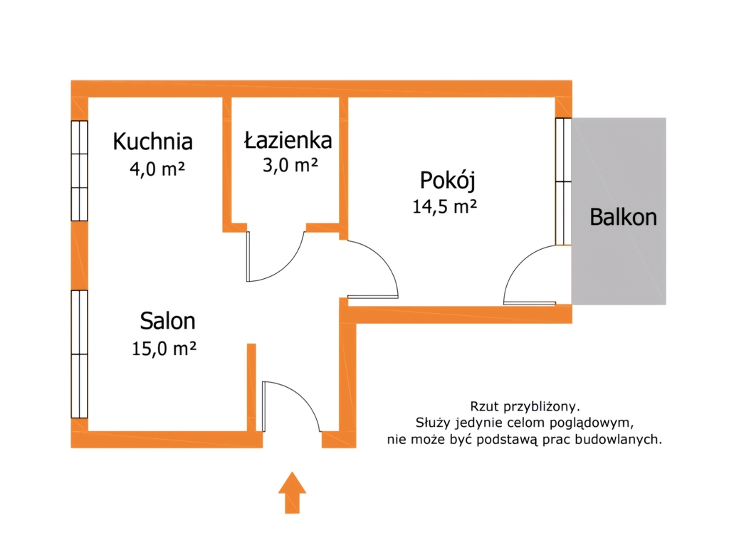 Wnieś tylko walizki! Nowoczesne 2 pok na 1 piętrze