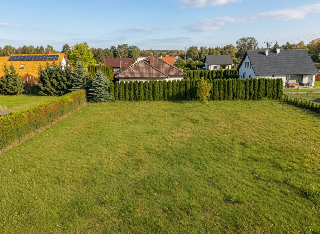 Działka budowlana 1019 m², Biała, ul. Podbipięty