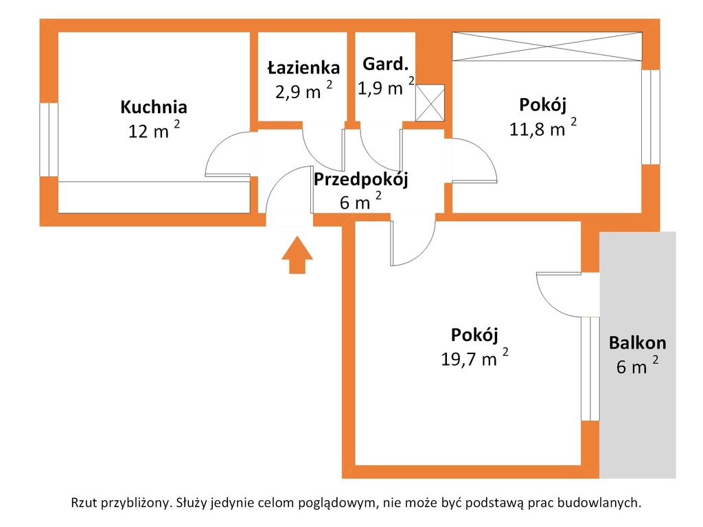 Przestronne 2 pokoje z dużym potencjałem!
