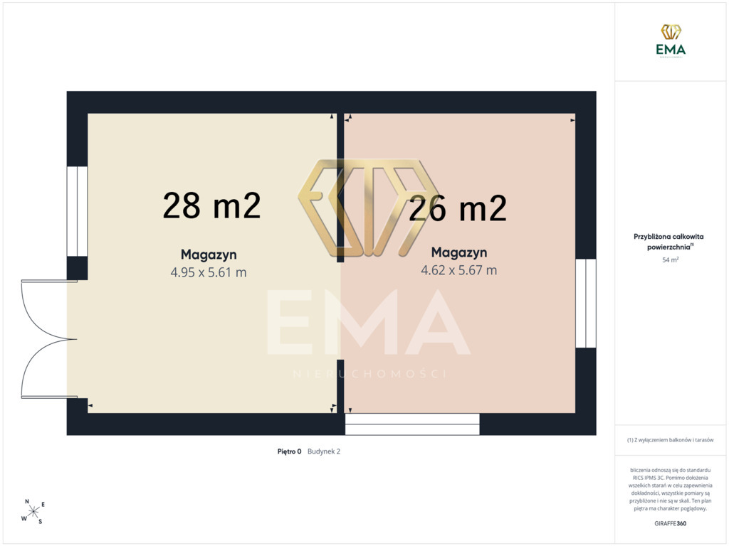 Magazyn 54 m² na wynajem | ul. Warszawska