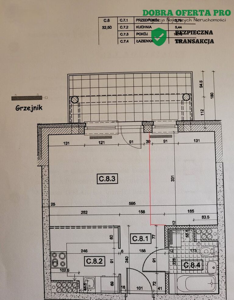 Gotowe mieszkanie z balkonem i komórką