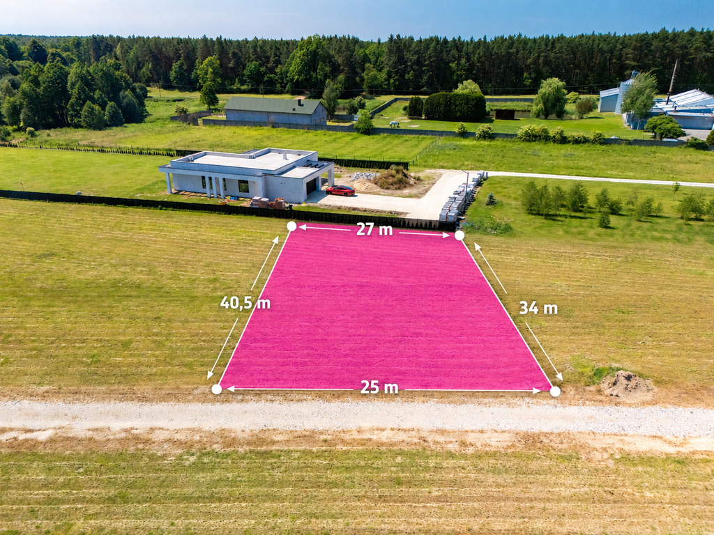 945 m² | WZ | Tylko 7 km od Radomska!