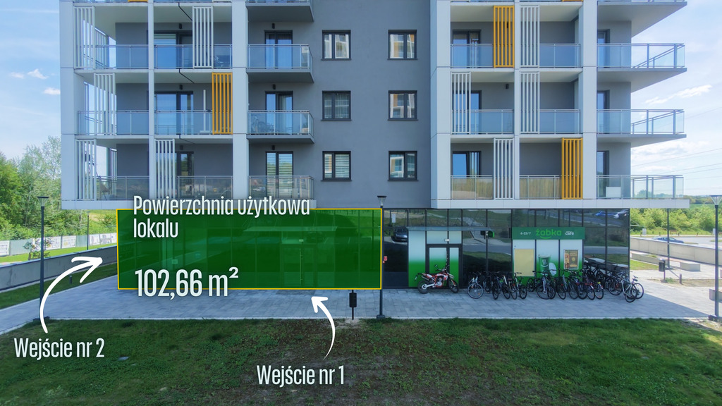 CARPATIA - Lokal 103 m² - parter+szklana witryna