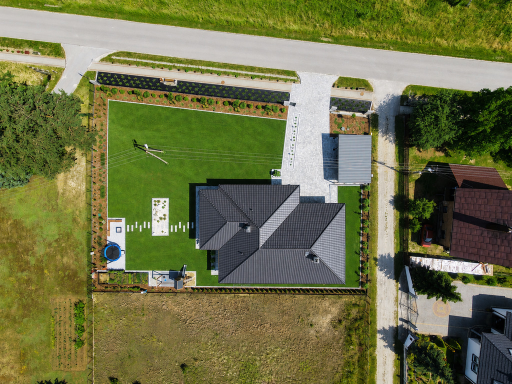 Nowoczesny dom parterowy | 188,75 m²