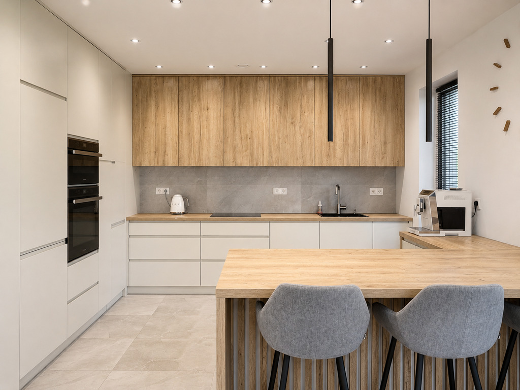 Nowoczesny dom parterowy | 188,75 m²
