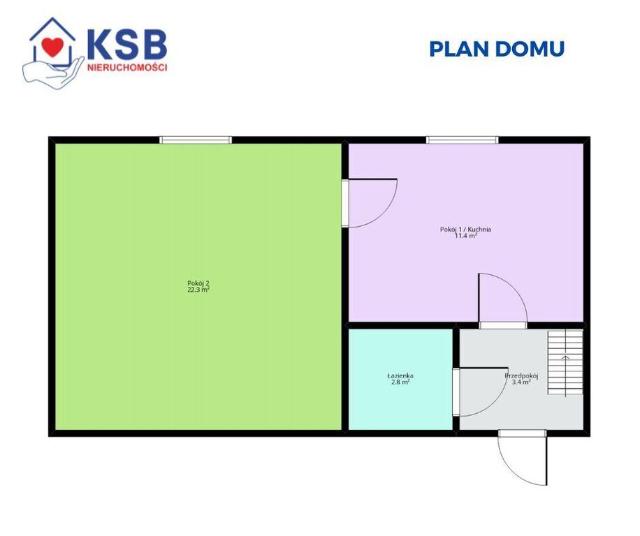 Przytulny dom 40m2 działka 396m2 - Goździelin
