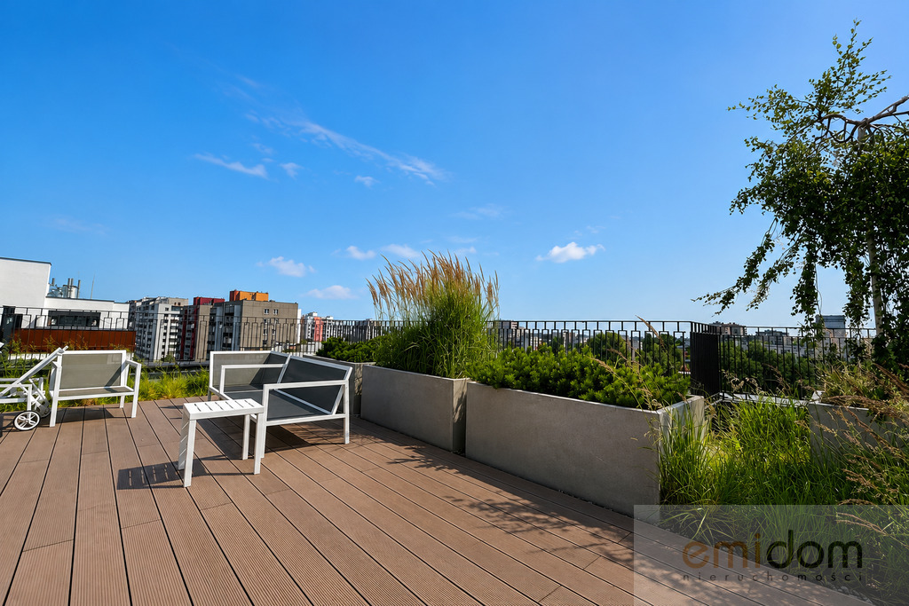 Ogród na dachu | Sala fitness | Balkon | Garaż