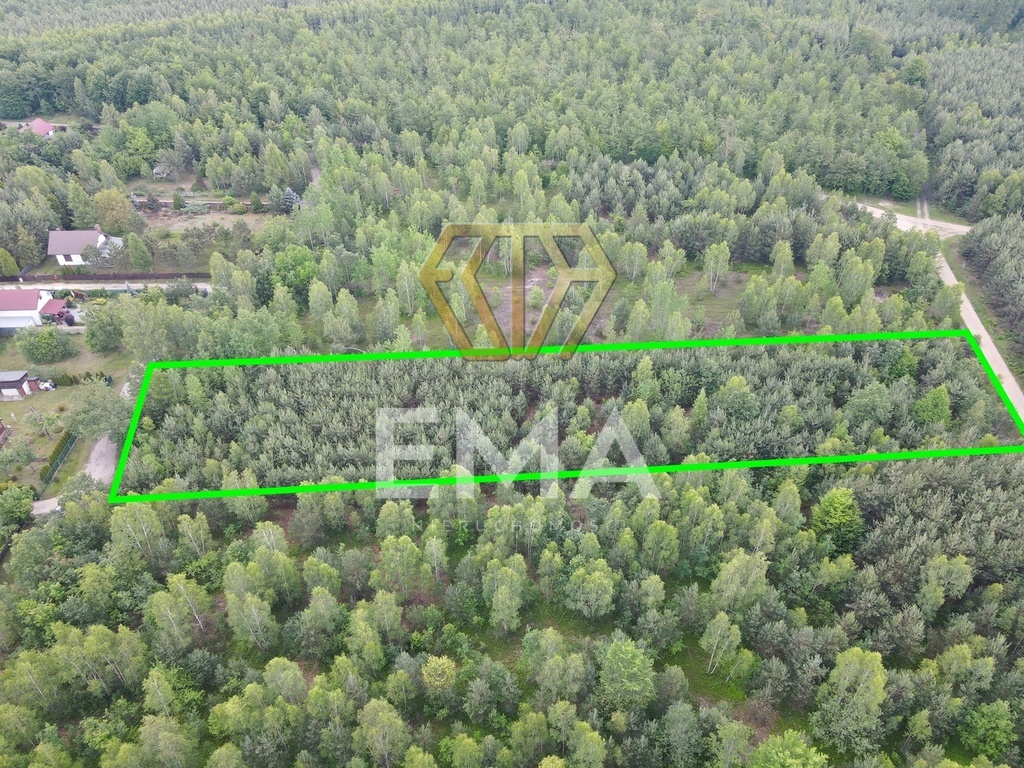 Działka leśna 4464 m² | Herby | MPZP