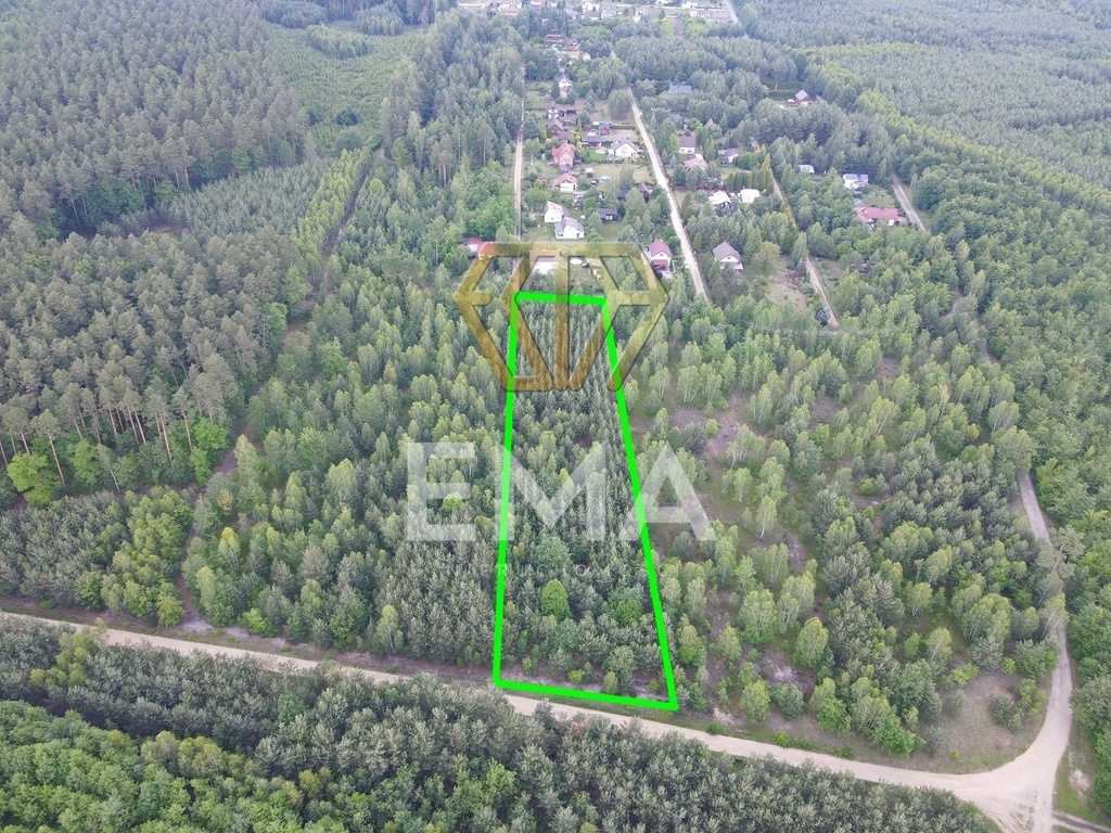 Działka leśna 4464 m² | Herby | MPZP