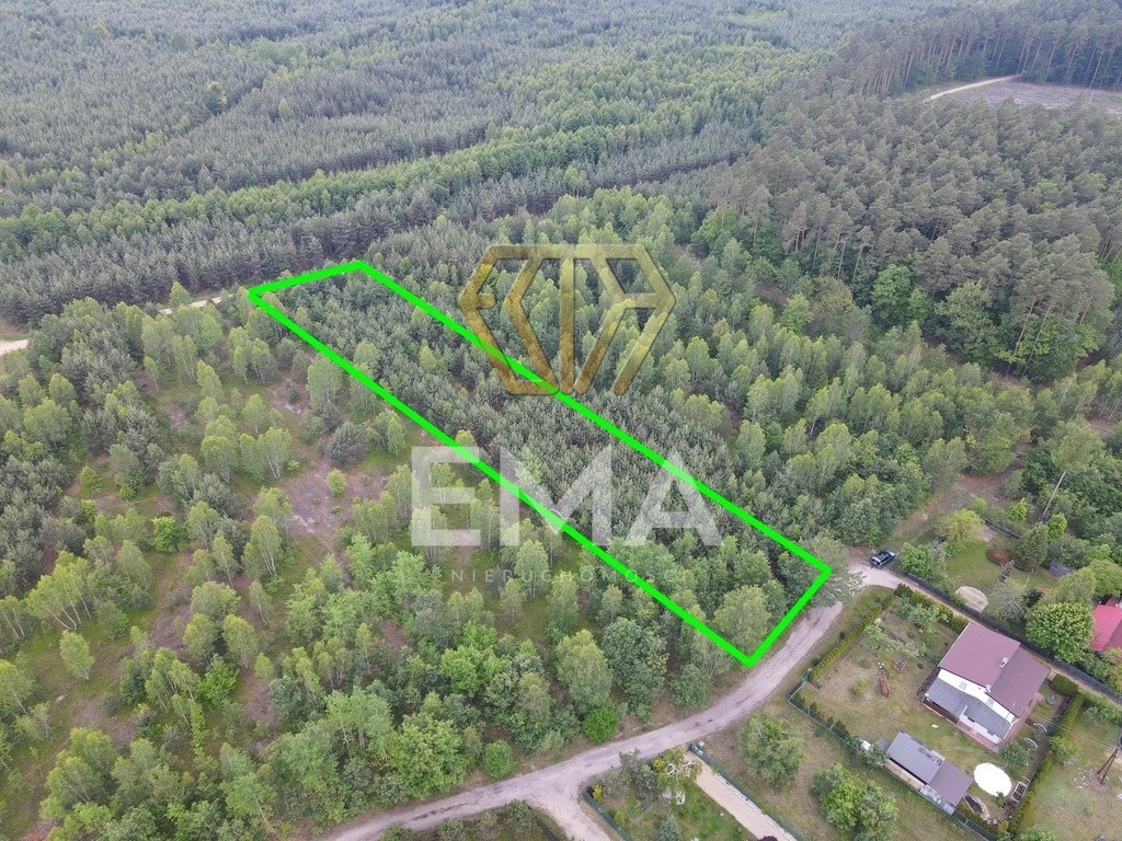 Działka leśna 4464 m² | Herby | MPZP