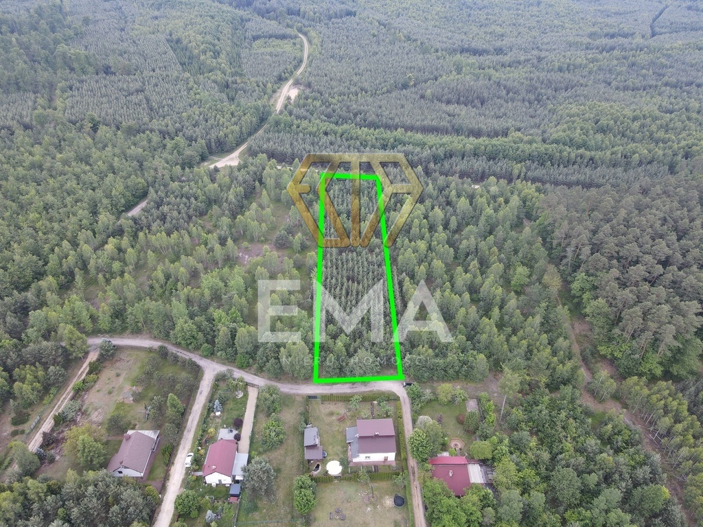 Działka leśna 4464 m² | Herby | MPZP