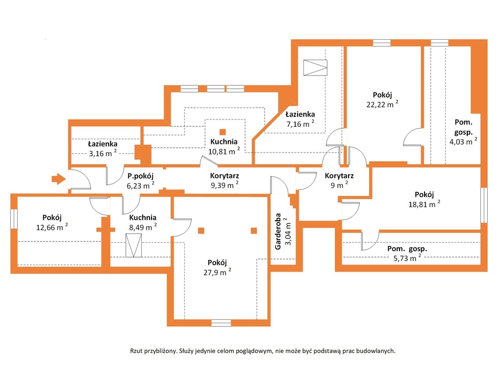 Komfortowe 150 m2, 4 pokoje + własny ogródek