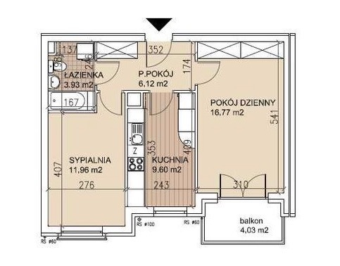 2 pokoje | widok na patio i zieleń
