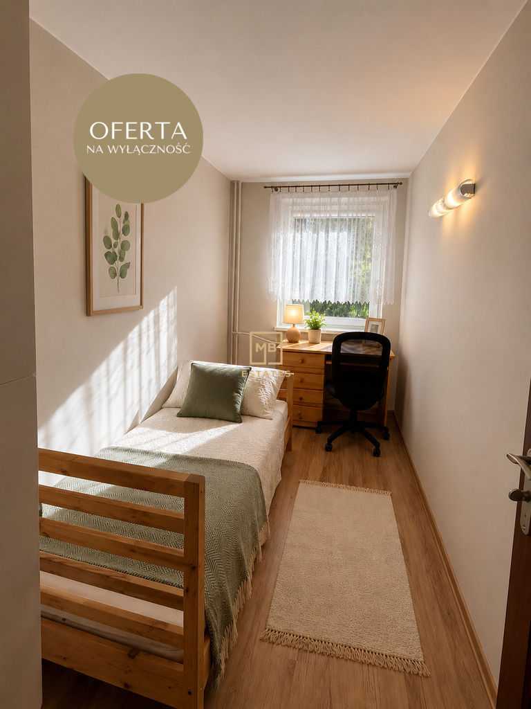 3 pokoje | 48 m2 | I piętro | Piwnica | Balkon