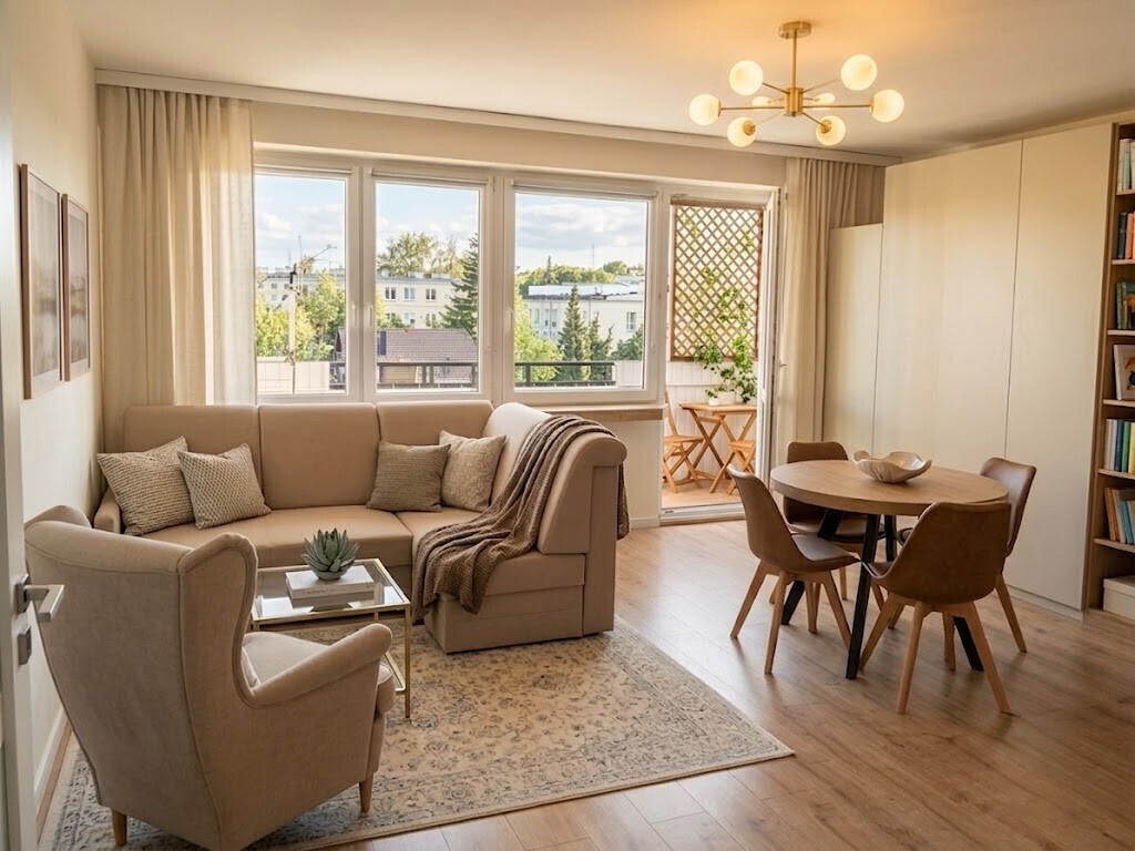 Wyjątkowe 60m2, 3 pokoje z loggią – Os. Kopernika