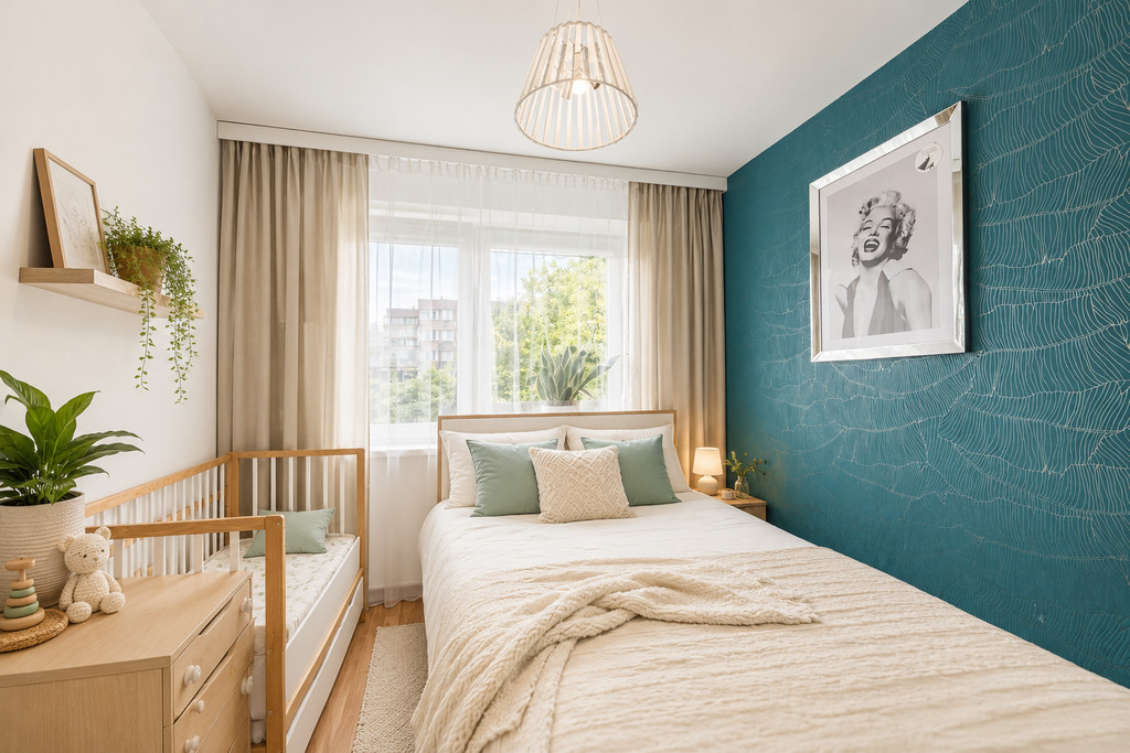 Wyjątkowe 60m2, 3 pokoje z loggią – Os. Kopernika