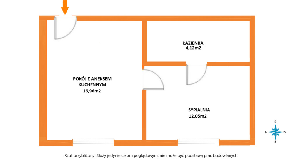 Gotowiec inwestycyjny idealne M na start 2 pokoje!