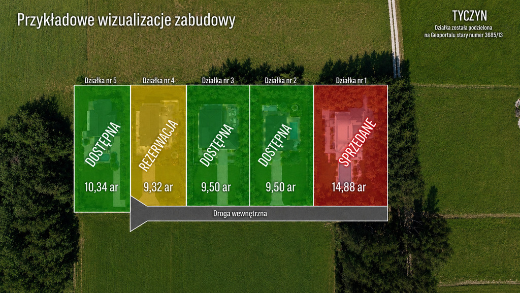 Działki budowlane z WZ Tyczyn – Potoki