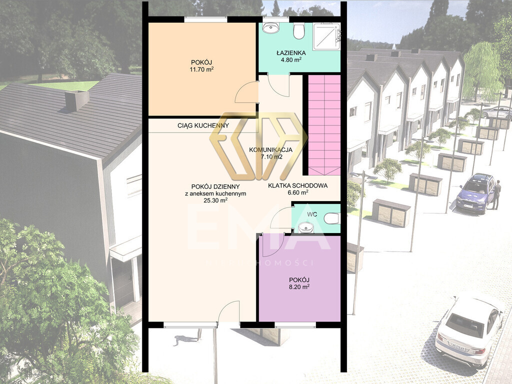 Luksusowe mieszkanie Parkitka 65m2 balkon