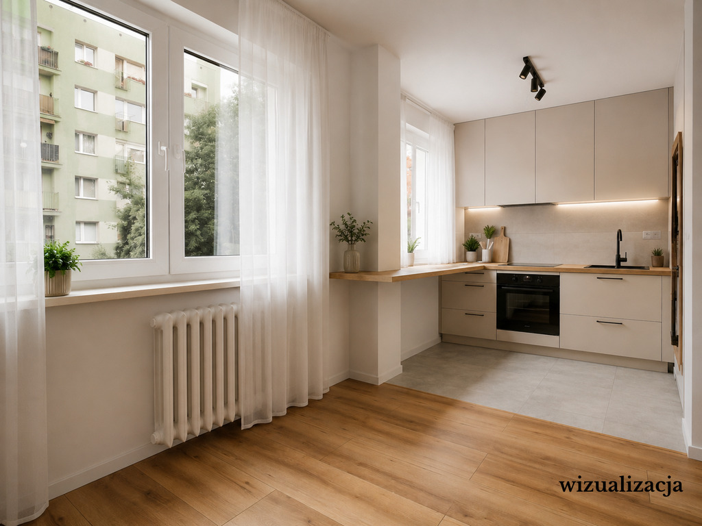 Świeżo wyremontowane 2-pokojowe mieszkanie centrum