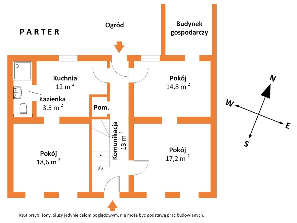 ORLA - Dom na działce pod zabudowę wielorodzinną