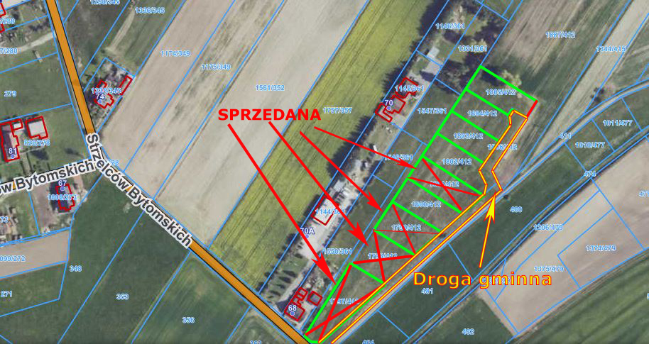Sprzedaż działka budowlana 16,88 ar Dobrzeń Wielki