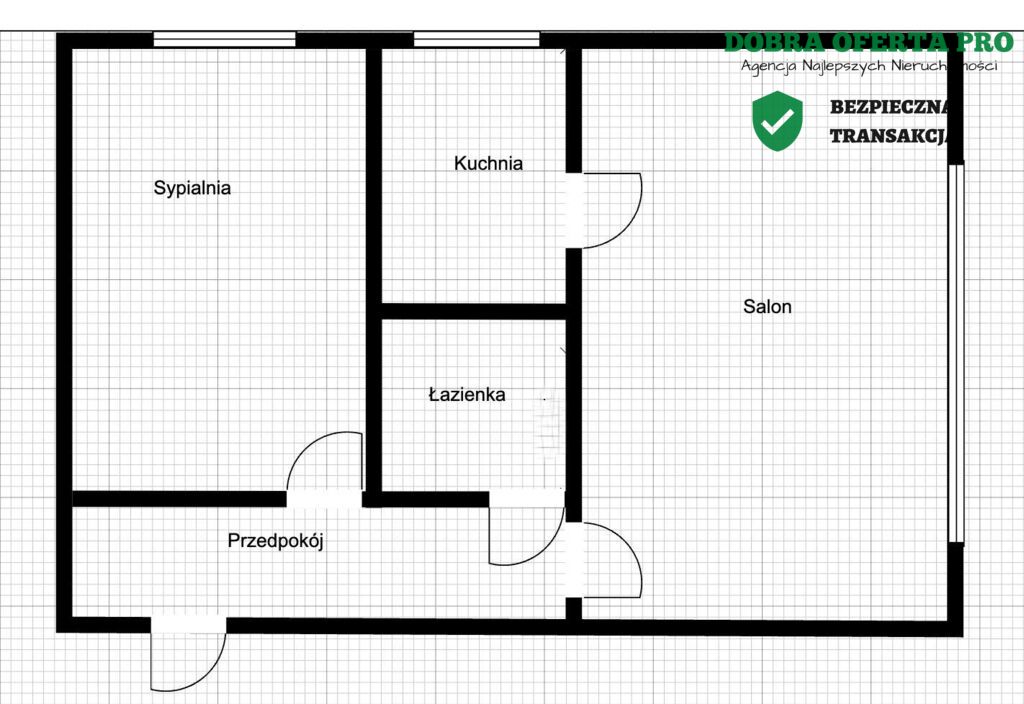 Mieszkanie blisko morza z potencjałem | 41,2 m²