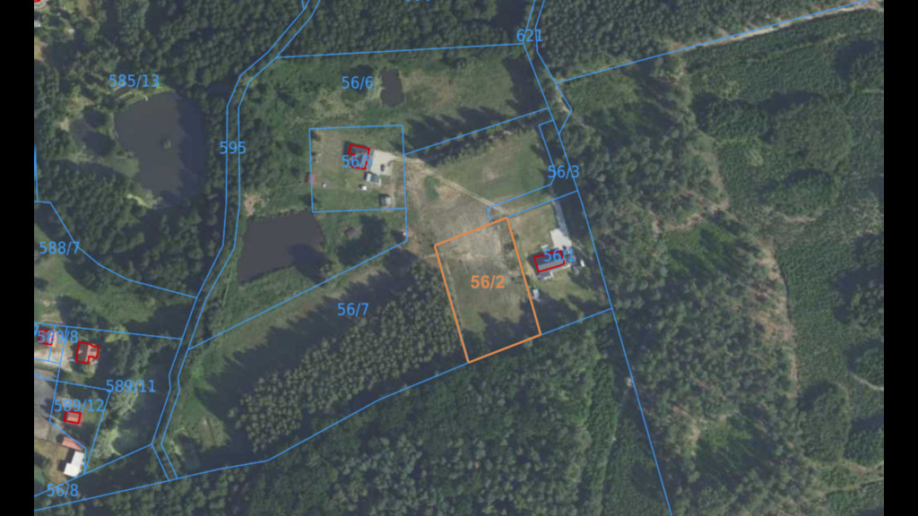 4000 m², las za płotem i święty spokój | Biały Bór