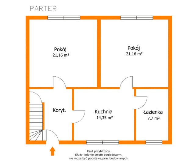 Las za oknem, spokój na co dzień – dom z potencjał