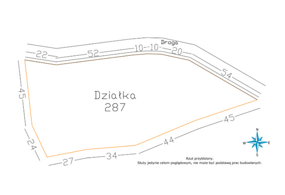 Działka 70 arów pod dom lub biznes - Łapanów