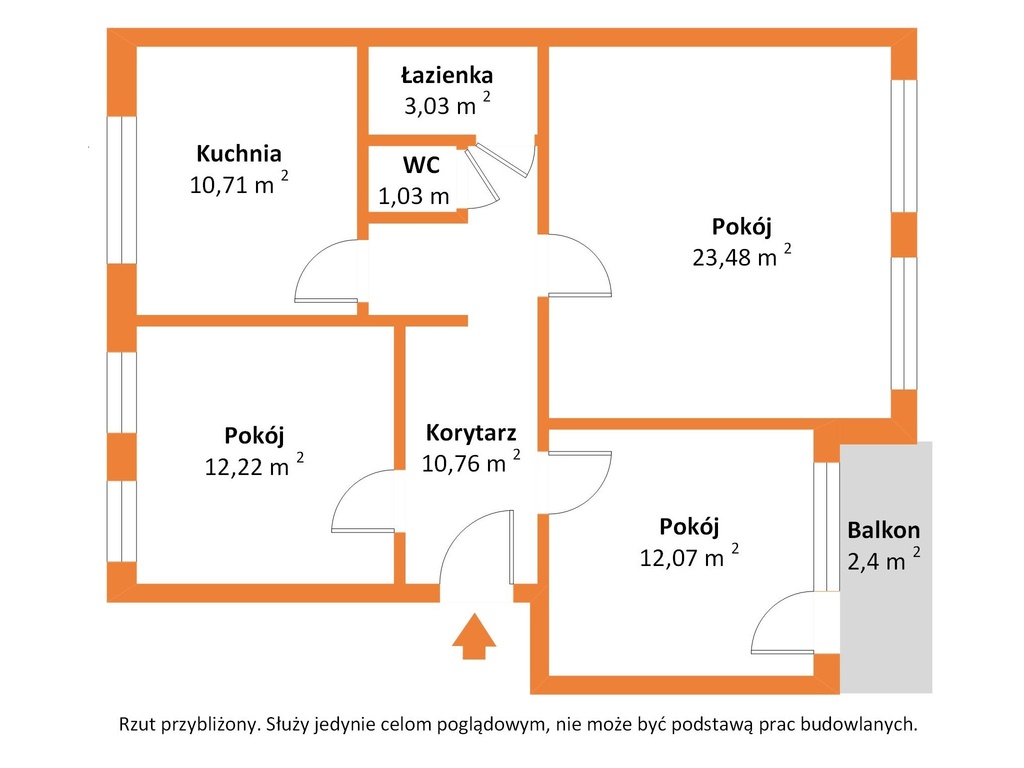 Syców: 3 pokoje na 1. piętrze dla Twojej rodziny