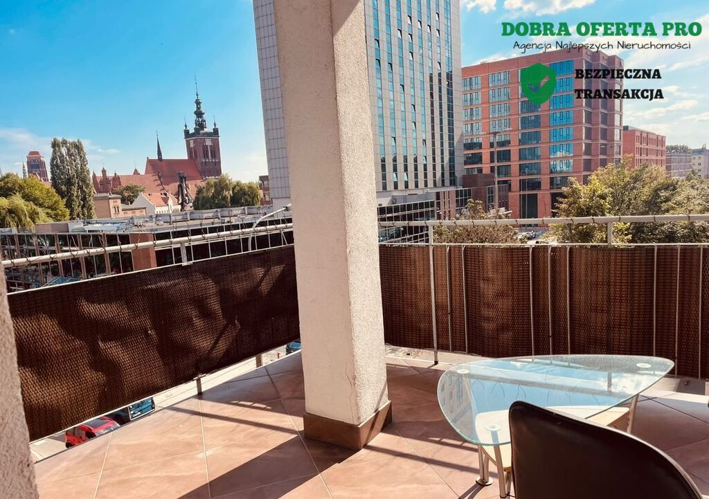 3 pokoje z tarasem w centrum Gdańska