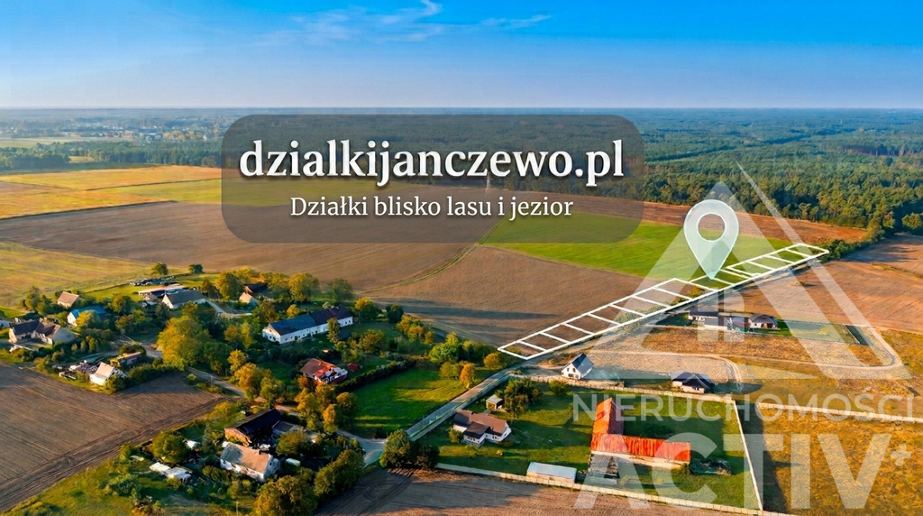 Janczewo działka budowlana, las, jezioro 79 zł/m2