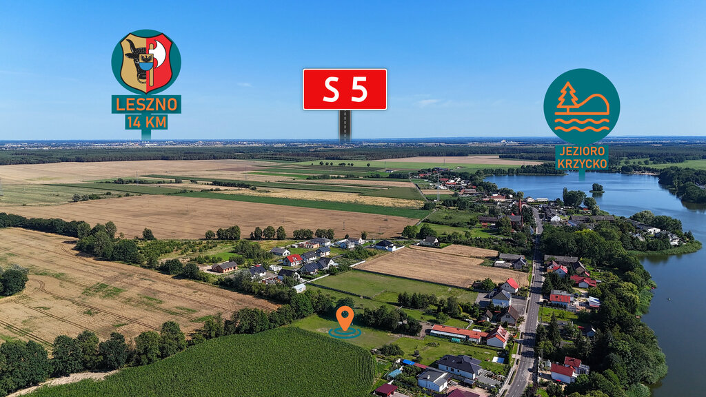 Urokliwa miejscowość nad jeziorem | działka z WZ