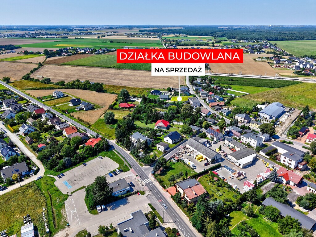 Dopiewiec: Działka 673m² | media | droga