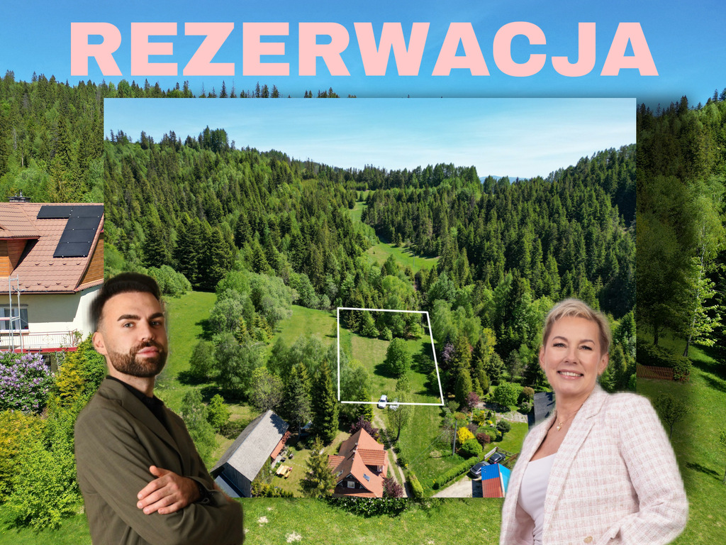 Działka budowlana z lasem – Odrowąż