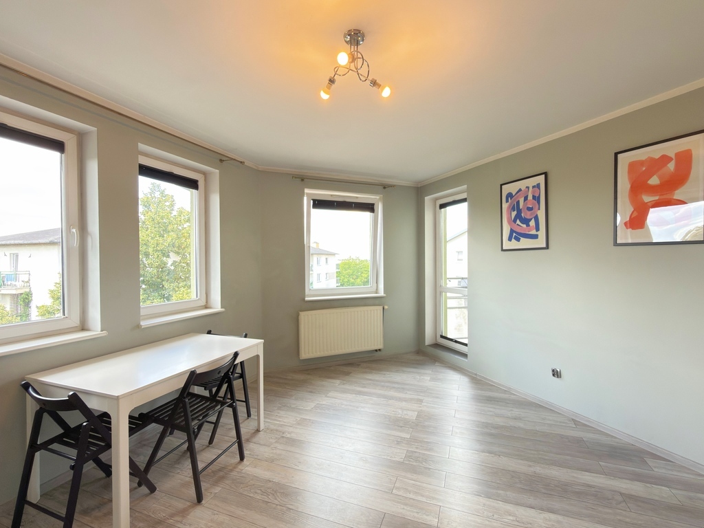 Jasne 2 pokoje z balkonem | Pomorzany 47,7 m²