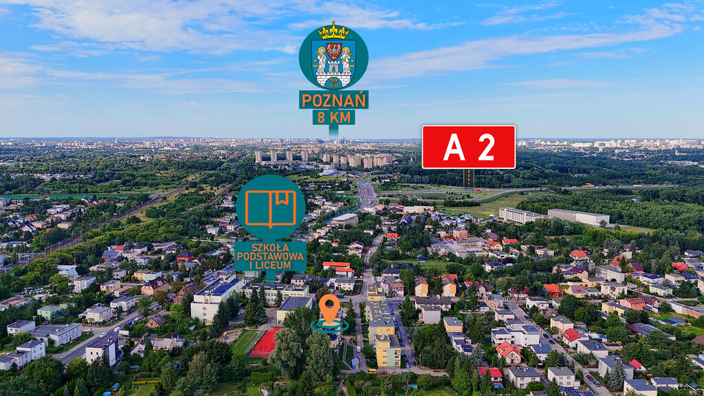 2 POKOJE Z DUŻYM BALKONEM LUBOŃ POD POZNANIEM