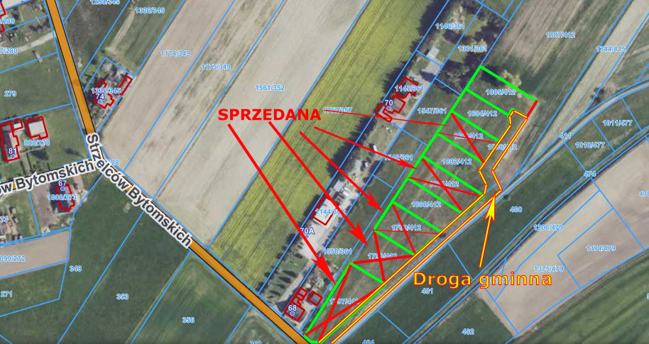 Sprzedaż działka budowlana 9,65 ar Dobrzeń Wielki