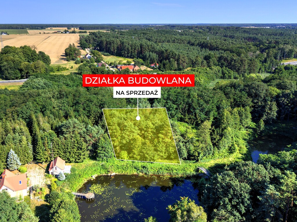 Działka Nojewo–cisza, natura i widoki-MPZP-1715m2